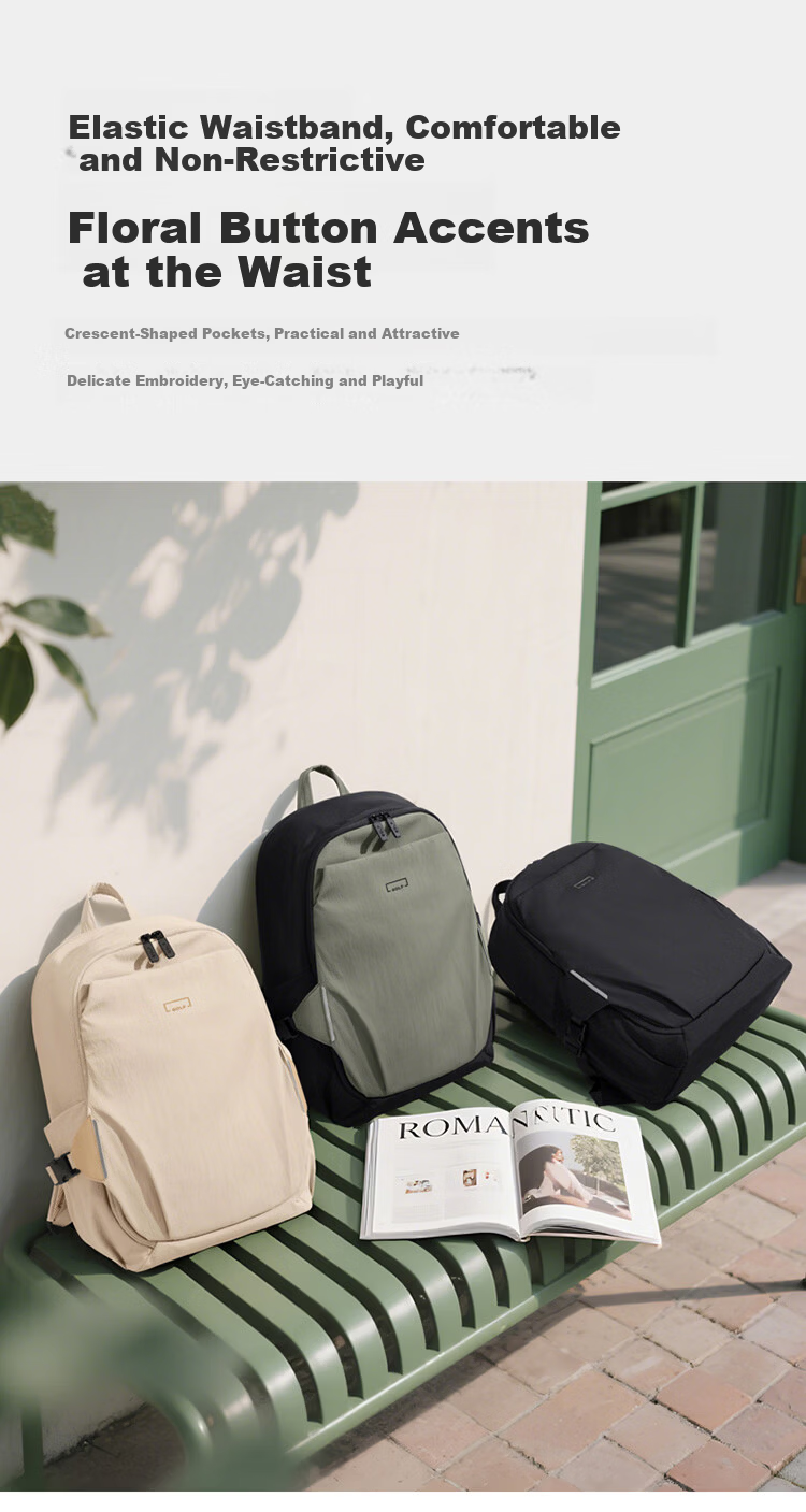 GOLF Lightweight Unisex Backpack Travel Bag Fashion Student School Bag 16-inch Laptop Bag Women's Day Gift 4