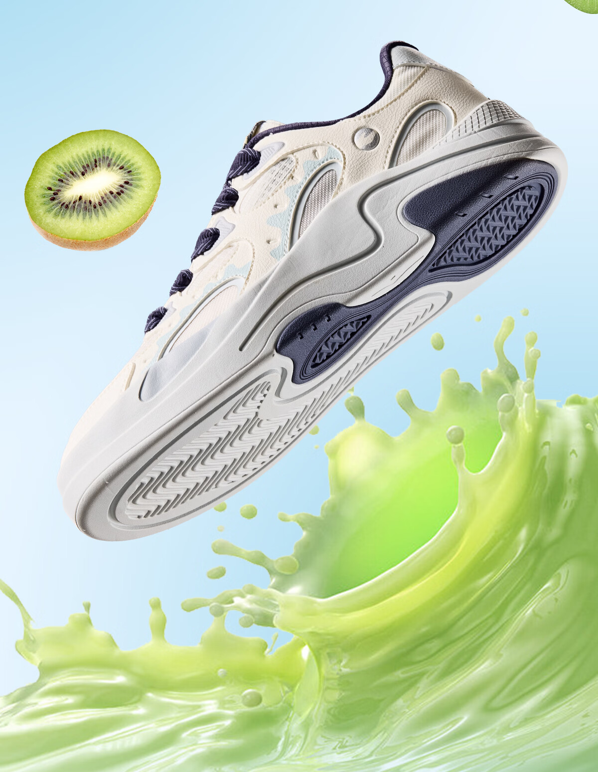 ERKE Men's Sneakers 2026 Summer New Comfortable Breathable Thick-Soled Casual Sports Shoes | Bingguo 2