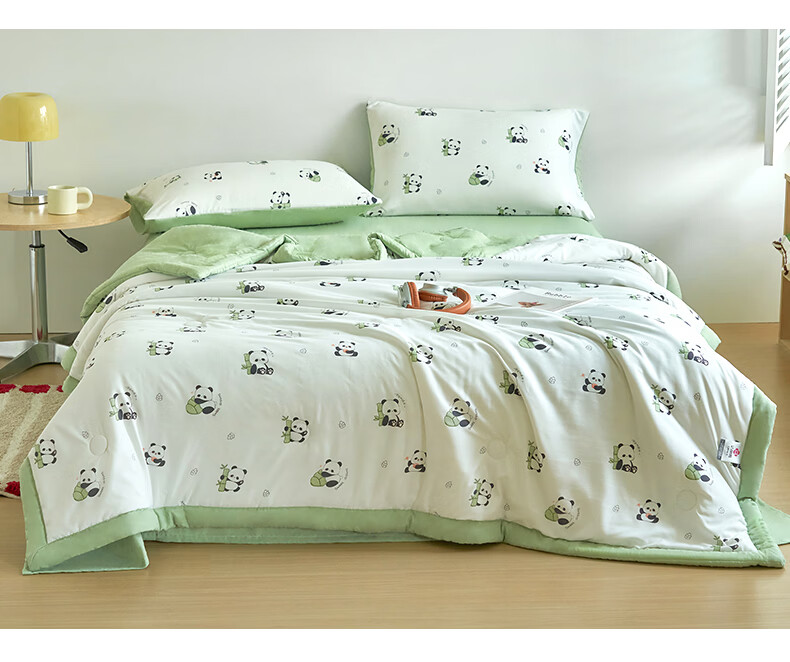 Grace Class A 20% Soy Fiber Machine Washable Summer Quilt Single Summer Air Conditioning Quilt Core Cooling Blanket 200*230cm 16