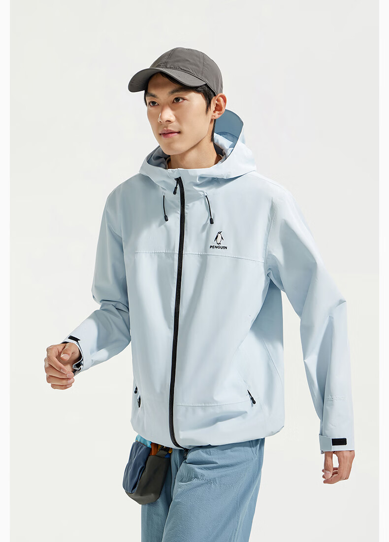 Penguin [Zeng Hui Same Style] Yulin Hard-core Windproof Waterproof Outdoor Sports Jacket M36BA31008 19