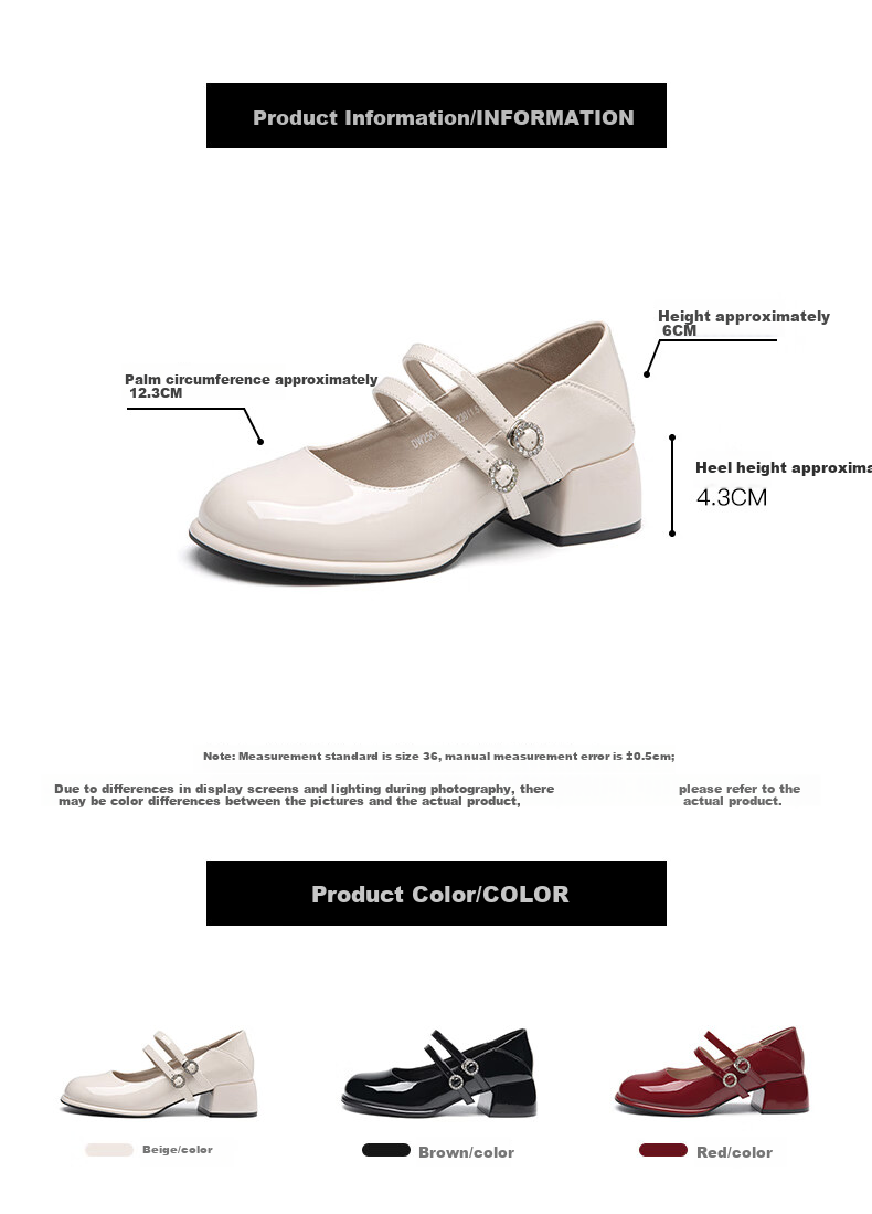 Dusto Women's Shoes 2026 Spring New French Style Low-Cut Mary Jane Elegant High Heels Slimming Leather Shoes 5
