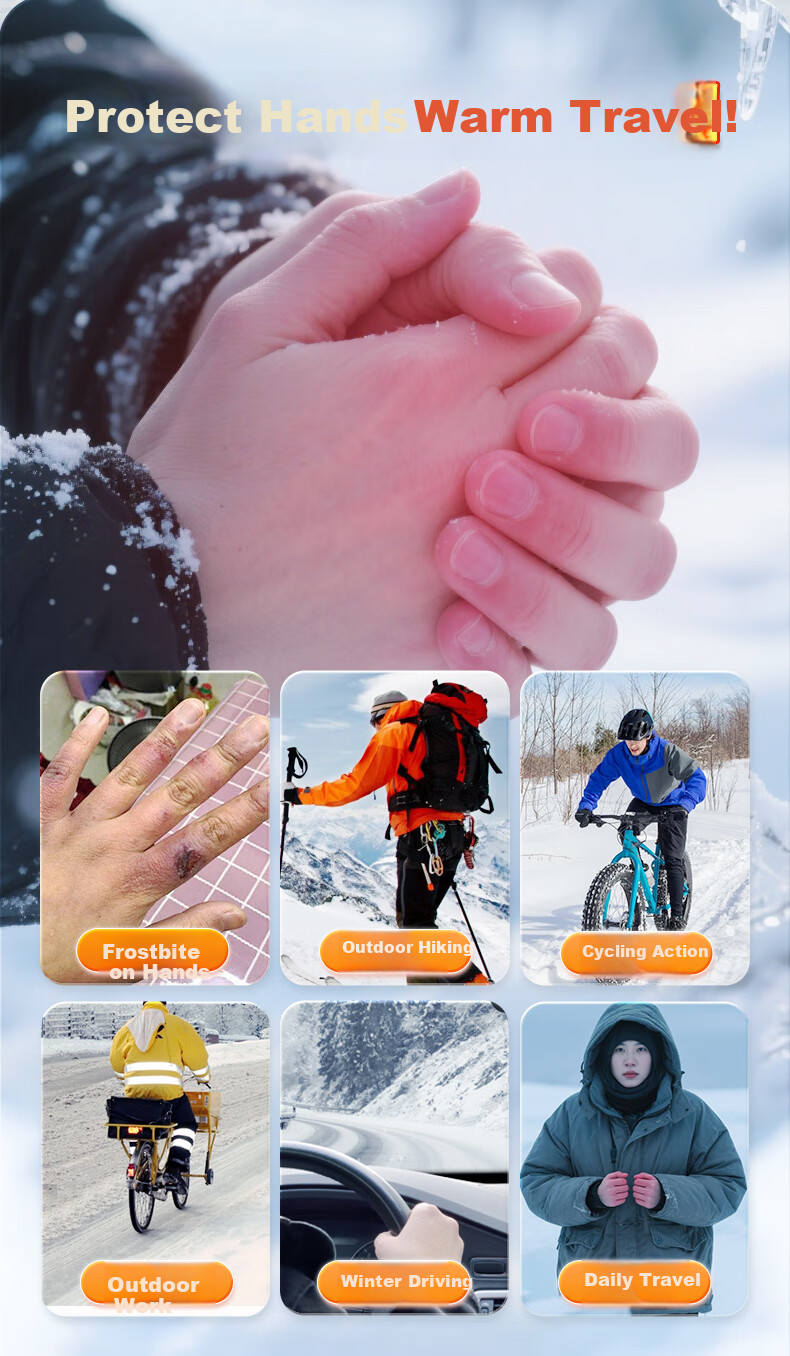 Under Armour Men's Winter Thermal Cycling Gloves Fleece Lined Electric Bike Windproof Touchscreen Ski Outdoor Anti-Freeze Gloves 1