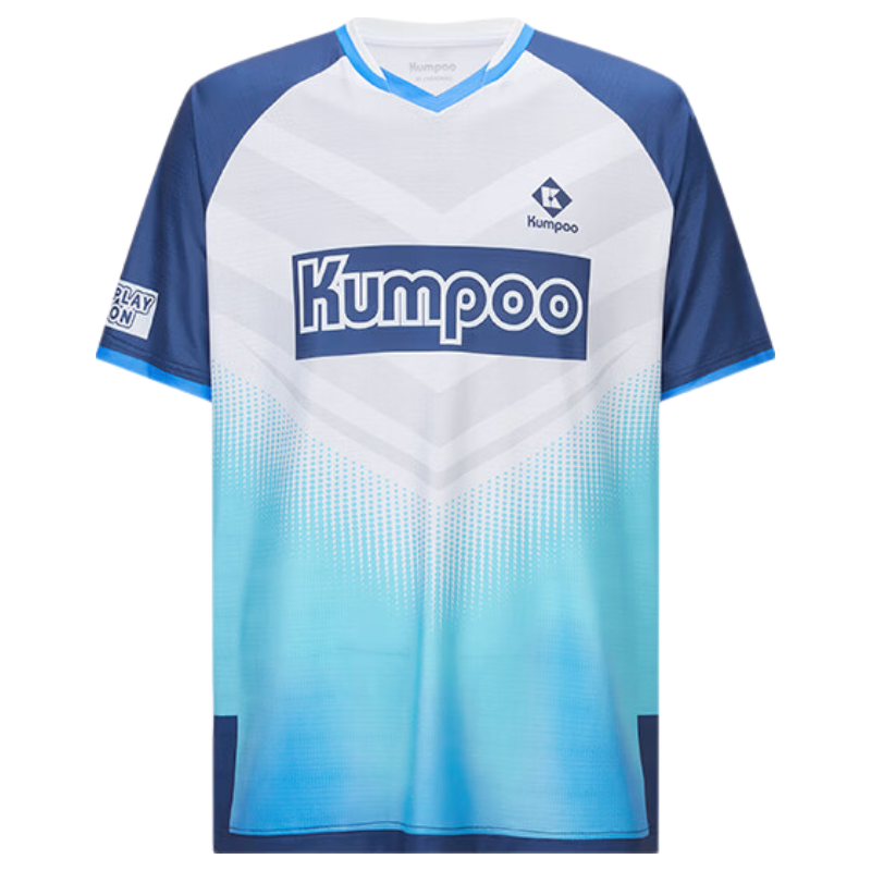KUMPOO Badminton Short Sleeve Shirt K261M-1731 Men's Light Green XL