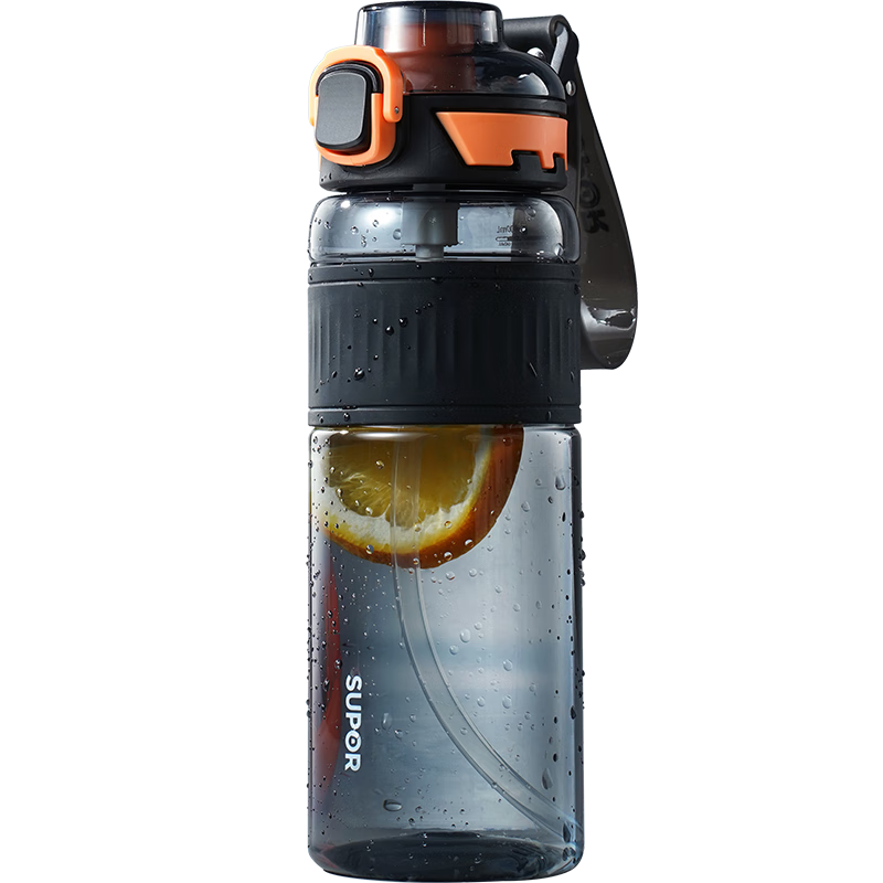 SUPOR Sports Water Bottle, Large Capacity, Summer Plastic Cup, Student And Children's Straw Cup, Tritan Portable Water Bottle for Me