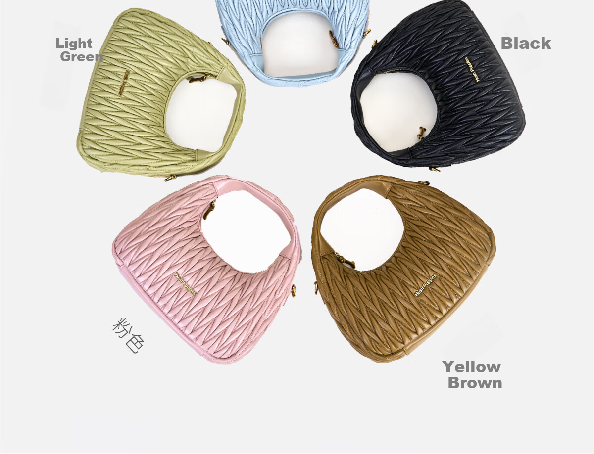 Hush Puppies Women's Candy Color Handbag Modern Fashion Crossbody Crescent Bag Birthday Gift for Girlfriend 13