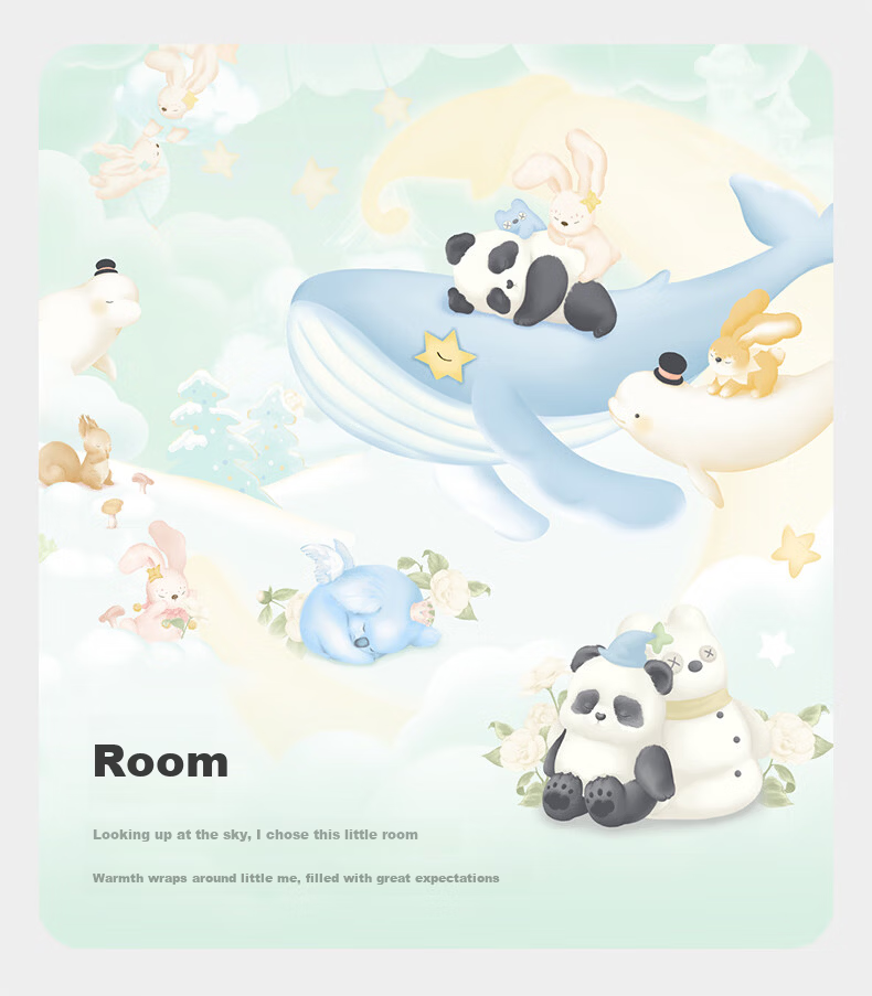 Babycare Camellia One-piece Spring Newborn Romper Baby Clothes Hugging Panda 73cm 4