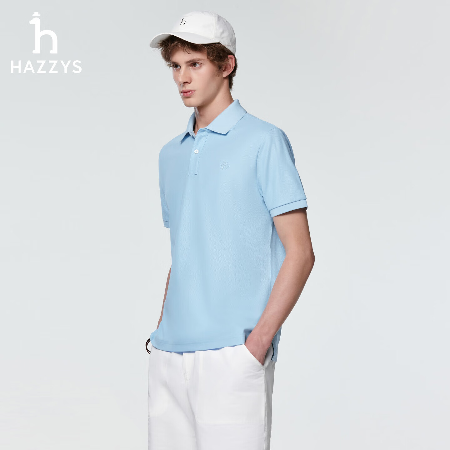 HAZZYS Men's 26 Summer PHIZ Anti-Mite Antibacterial Cooling Short Sleeve Polo Shirt