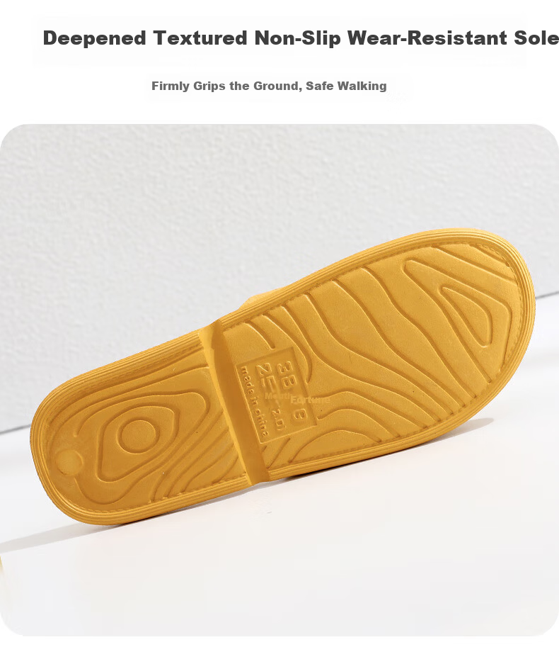 GUOLUOFEI Foldable Portable Ultra-Light Travel Slippers for Business Trips Hotel Summer Unisex Gray Size 38-39 3