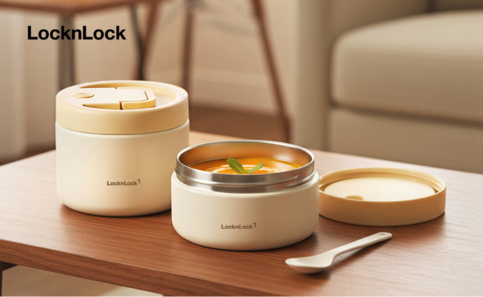 Lock&Lock Insulated Lunch Box Stainless Steel Portable Soup Bowl for Office Workers and Students 11
