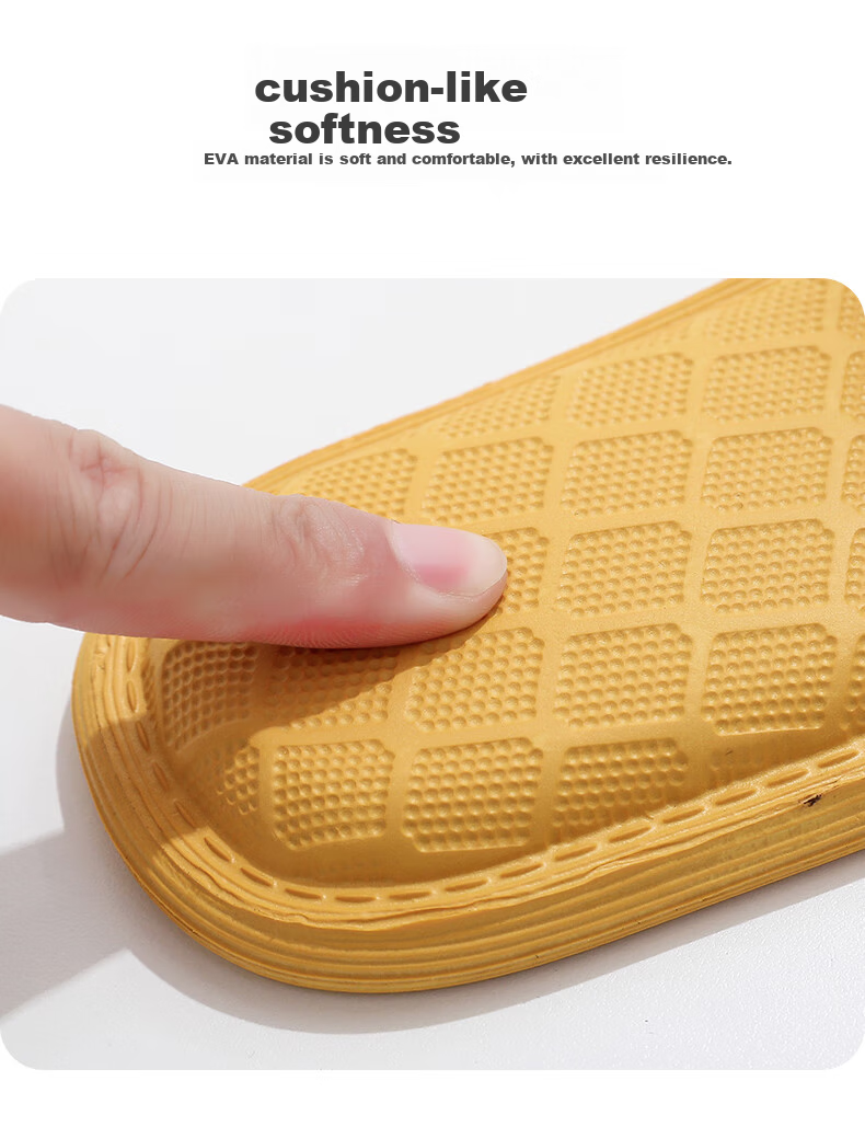 GUOLUOFEI Foldable Portable Ultra-Light Travel Slippers for Business Trips Hotel Summer Unisex Gray Size 38-39 2