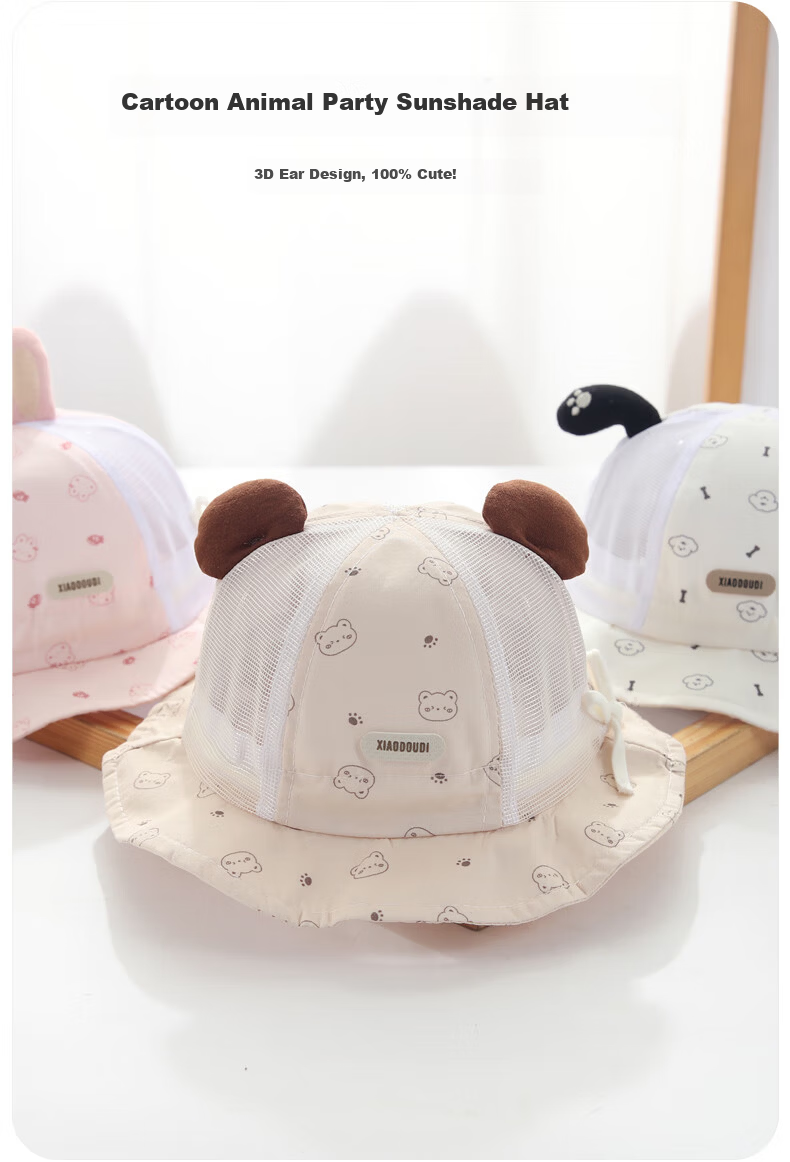 Benaxi Baby Summer Thin Sun Protection Hat Toddler Boys Sun Hat Fisherman Hat New Outdoor Model 4
