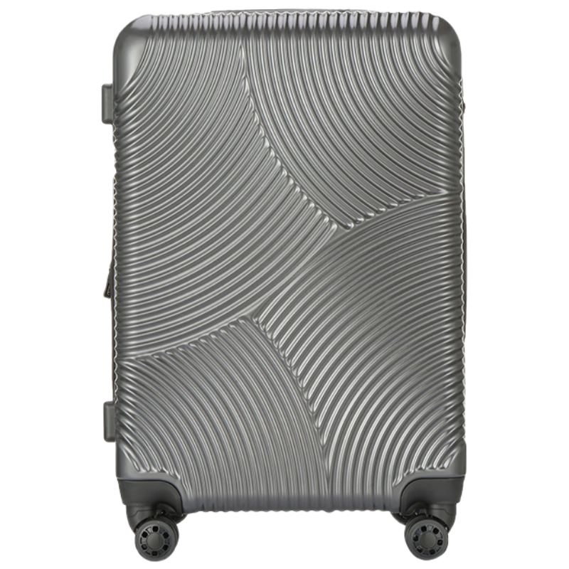 Diplomat TC-612TM Matte Gray 20-inch Luggage Travel Suitcase with Combination Lock