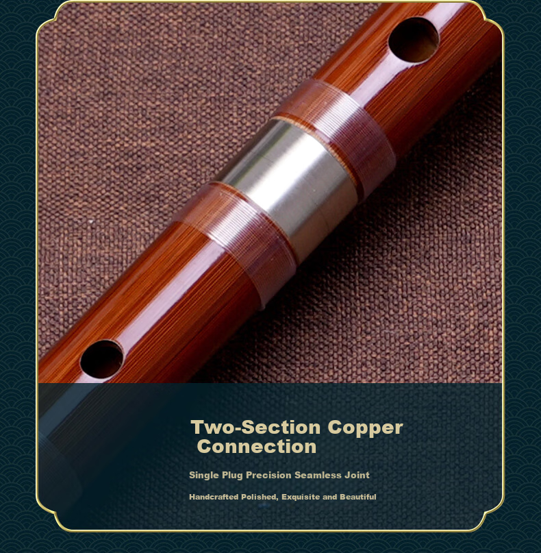 Dong Xuehua Premium Refined Diling Professional Grade Bamboo Flute High-End Performance Grade Kuzu Bamboo EF/D Key 11