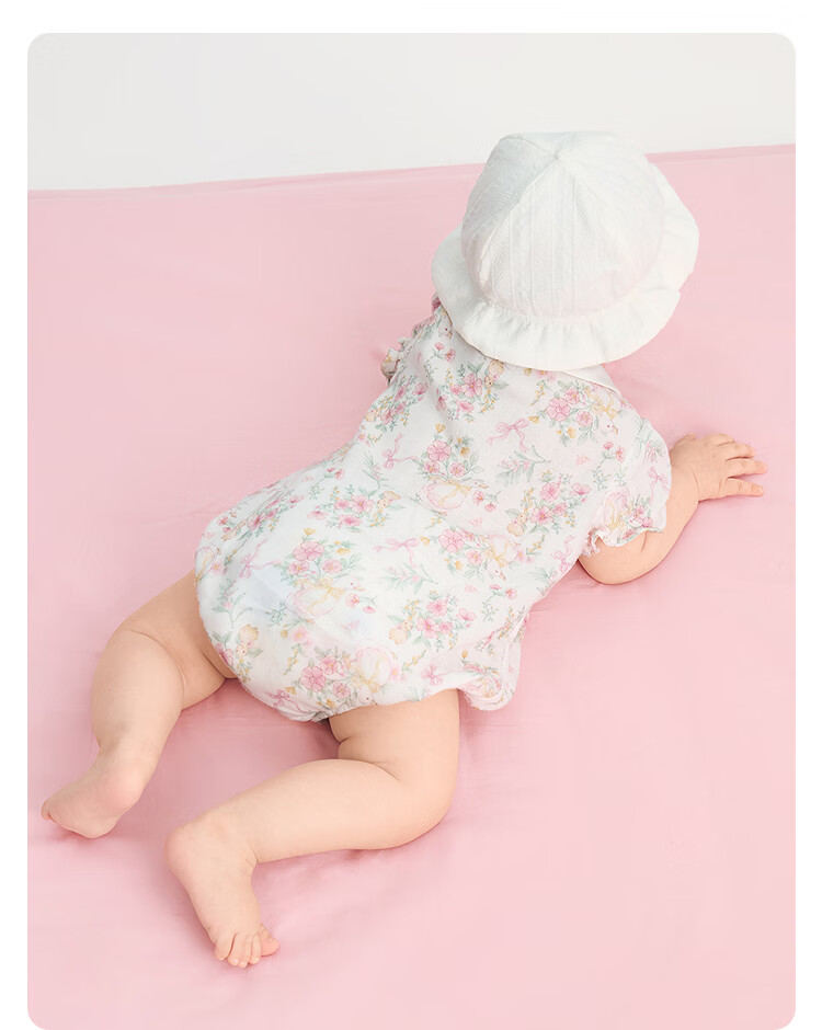 Balabala【balaOne】Kids Baby Triangle Romper 2026 Summer Cute Playful 19