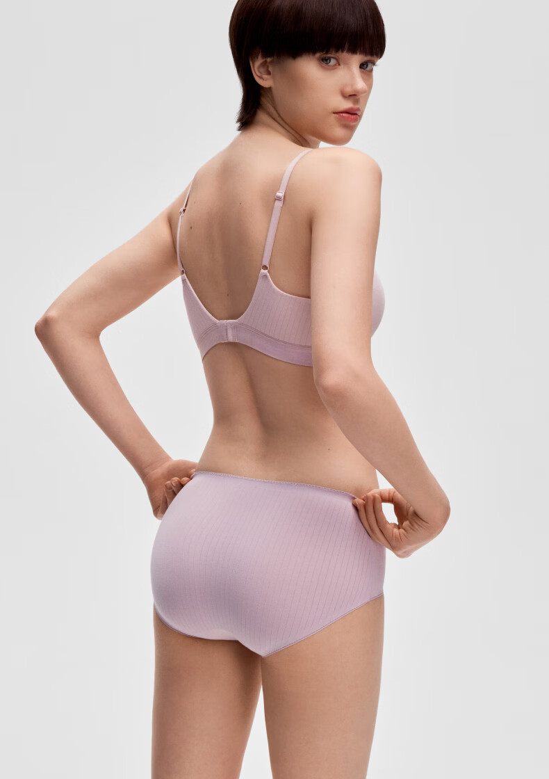 Jiao Nei Silver Skin 311S Women's Mid-Waist Underwear 10A Antibacterial Pure Cotton Breathable Sweat-Absorbing Skin-Friendly Seamless Briefs 3-Pack 4