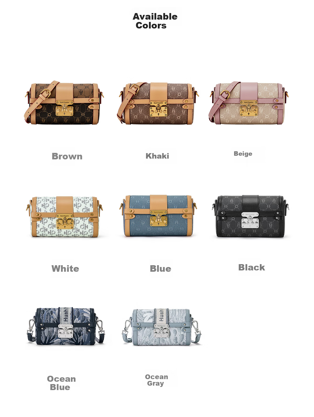 Hush Puppies Women's Shoulder Bag Crossbody Bag Luxury Brand Birthday Gift for Girlfriend Wife 6