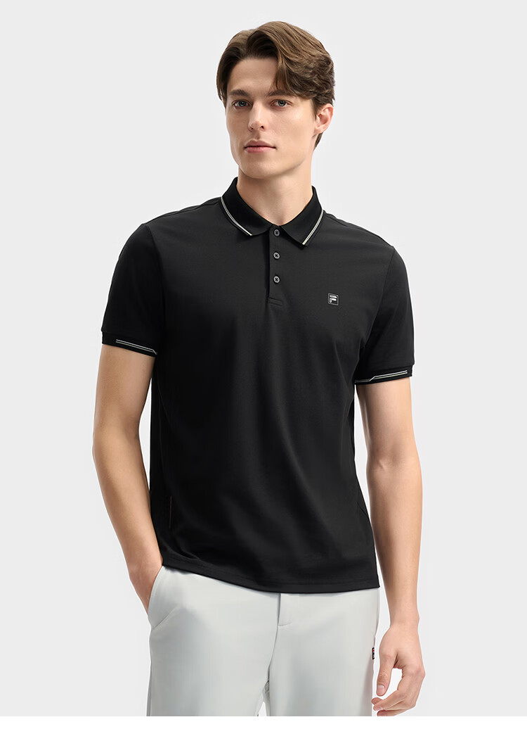 FILA Official Navigator Polo Shirt 2026 Summer Men's Cool Short Sleeve Sports T-Shirt Business Casual Top 70