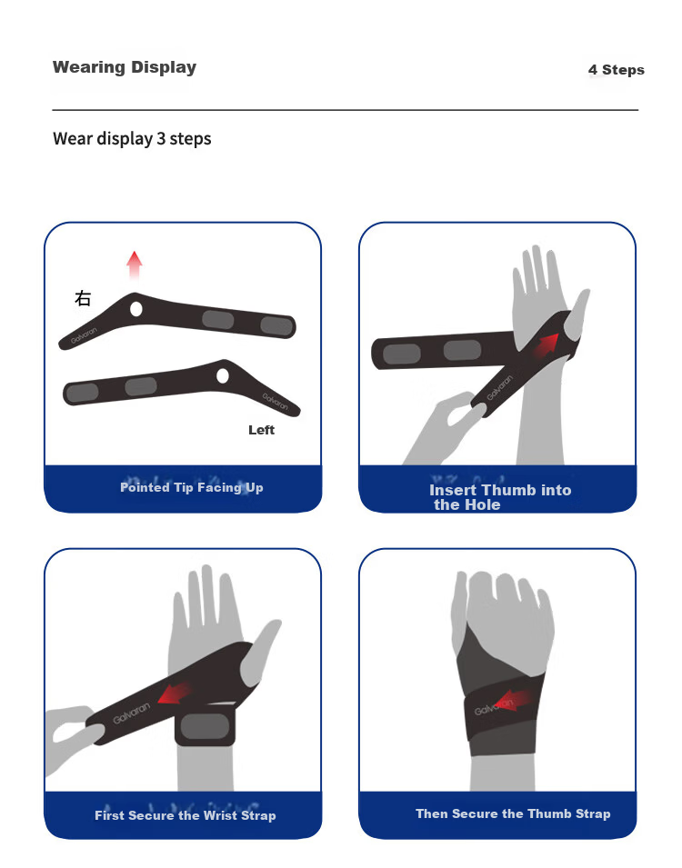 GALVARAN Wrist Support Brace for Strain, Sprain, and Tendonitis - Sports Fitness Wrist Sleeve for Badminton and Volleyball, Unisex [Right Skin Color] 9