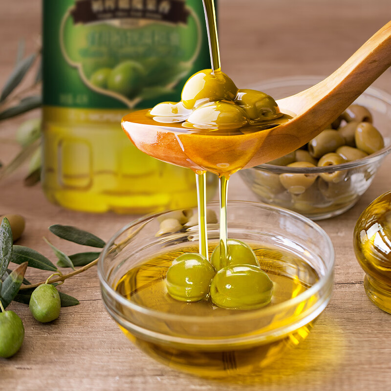 金龙鱼 食用油 初榨橄榄果香食用植物调和油5L （新老包装随机发货）