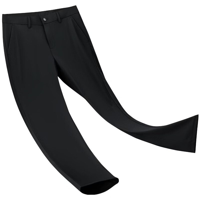 PLAYBOY Men's Ice Silk Breathable Business Suit Pants Straight-leg Wrinkle-free Stretch Summer Thin Trousers