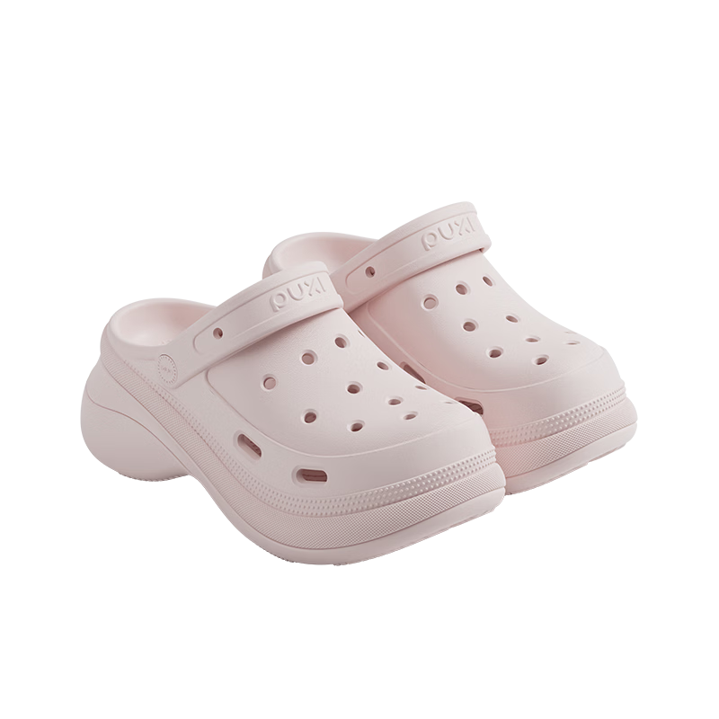 Puxi Dieyuan Women's Hollow Thick-Soled Height-Increasing Soft-Feel Sandals 2026 New Beach Slippers for Women