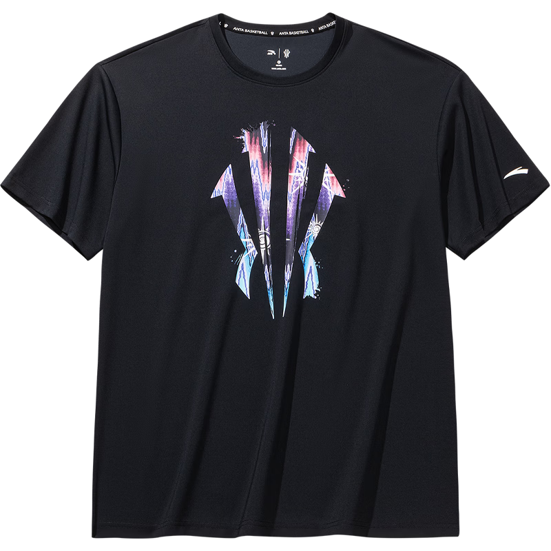 ANTA Kairi Owen Series Jelly T-Shirt | Trendy American-Style Ice Silk Short-Sleeve T-Shirt for Men And Women, Summer Breathable Loose Casual Tee