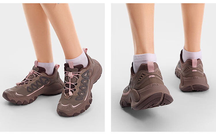 FILA Official Mushroom Sneakers Women's Dad Shoes 2026 Summer New Casual Retro Sports Shoes 38