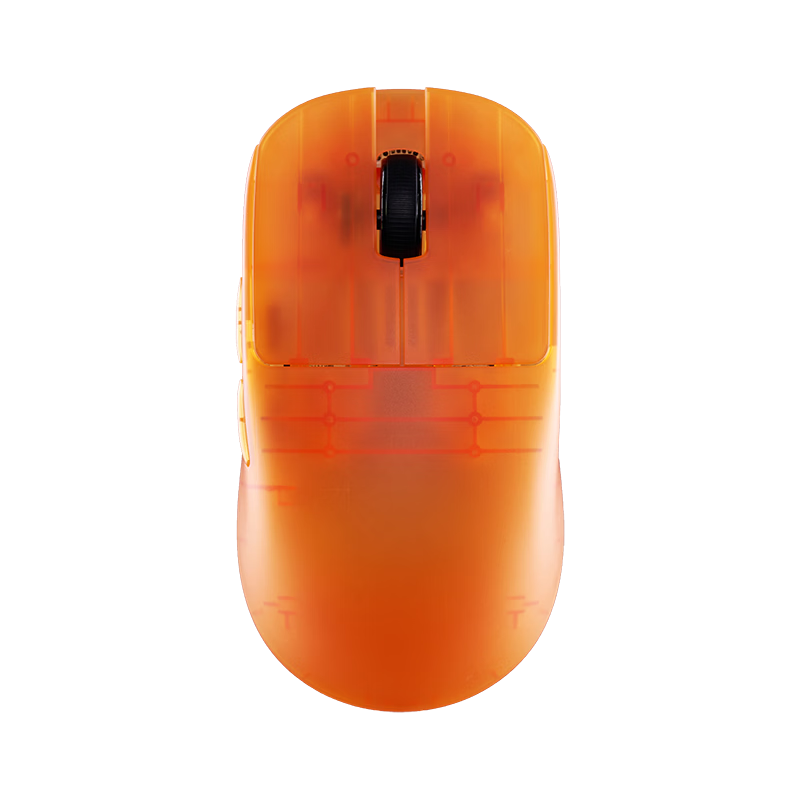 ATK LieKong ZERO Wireless Mouse Wired/Wireless Dual-Mode Lightweight Ergonomic Gaming Office Mouse ZERO Exploration Edition Orange Transparent