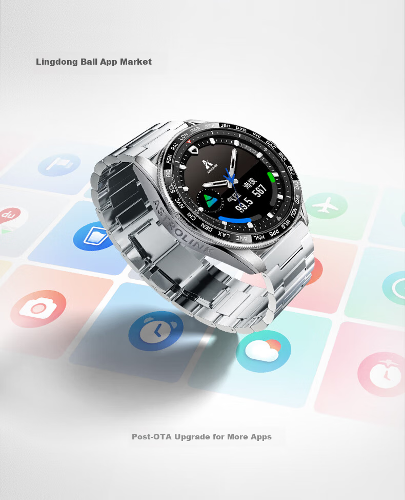 Beidou Astrolink G Blue Hybrid Smart Running Cycling Sports Multifunction HarmonyOS Men's Watch New Arrival 23