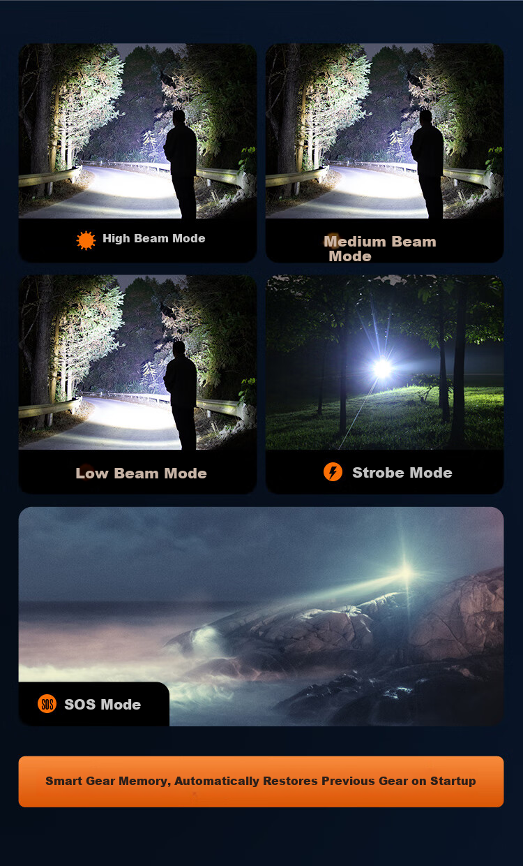 SupFire Underwater Diving Flashlight Professional High Brightness Waterproof Long Battery Life Outdoor Night Diving Sea Fishing Light 9