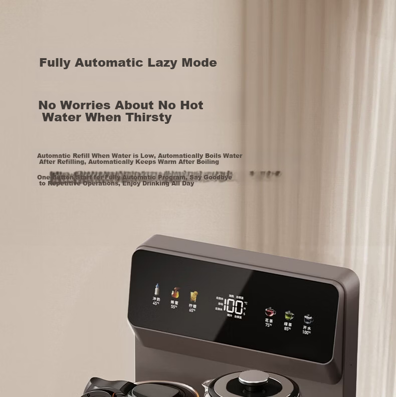 Joyoung Tea Bar Machine Fully Automatic Refill 316L Multi-Temperature Adjustable Electric Kettle JD Self-Operated Anti-Overflow Anti-Dry Boil Antibacterial Water Dispenser AH3226 9