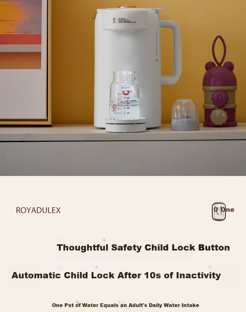 ROYALTY LINE Smart Temperature Control Electric Kettle Split-Type Water Boiler Household Water Dispenser Baby Milk Preparation Fully Automatic Quantitative Water Output 1.8L Standard Model 19