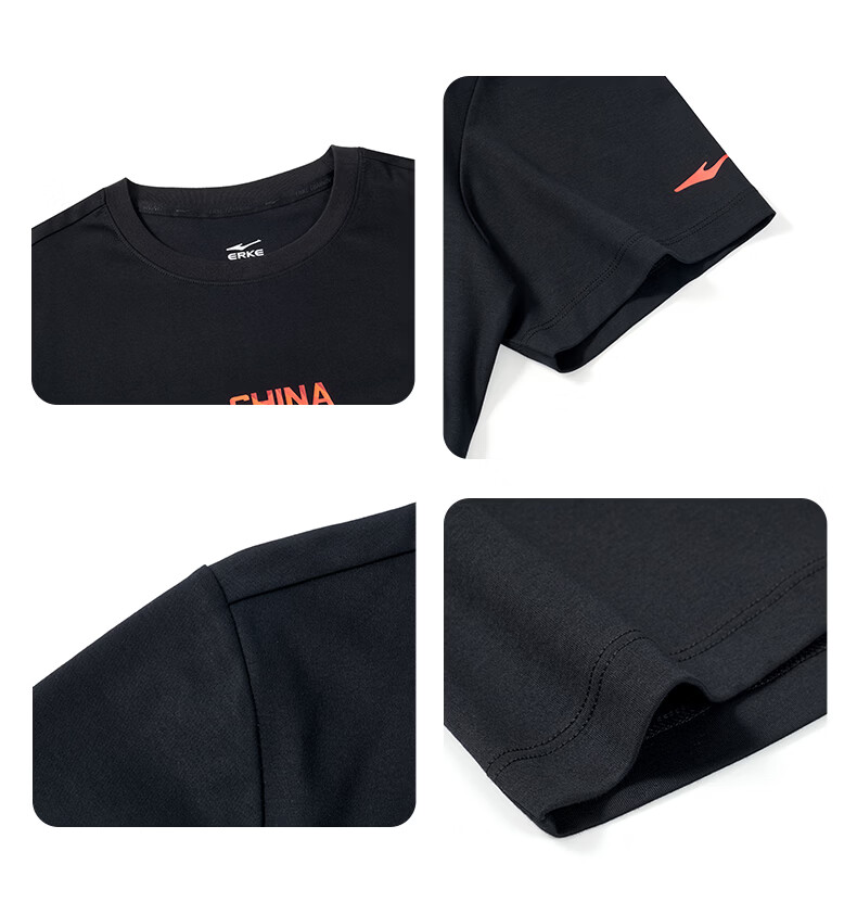 Erke Men's Crew Neck Short Sleeve Knit Shirt Summer Skin-Friendly Soft Breathable Sports T-Shirt Fashion Casual Base Layer Top 17