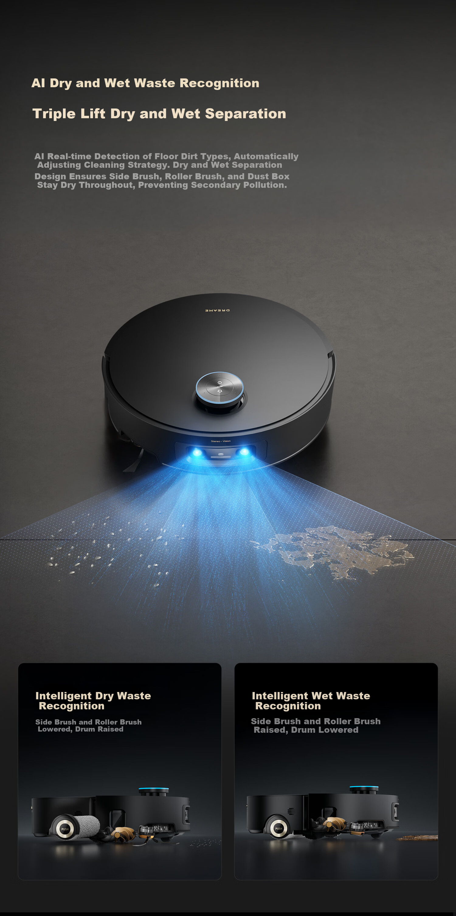 Dreame X60Pro Spring Festival Gala Edition Robot Vacuum Cleaner 4-in-1 Self-Cleaning Drum Floor Washer with Hot Water Mop and Water Tank RLX72DE 18