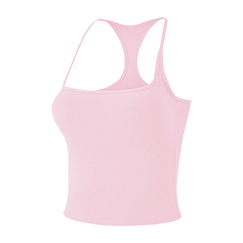 Free Style Women's Sports Bra with Padding Yoga Backless Camisole Pilates Training Running Fitness Bra Spring Summer
