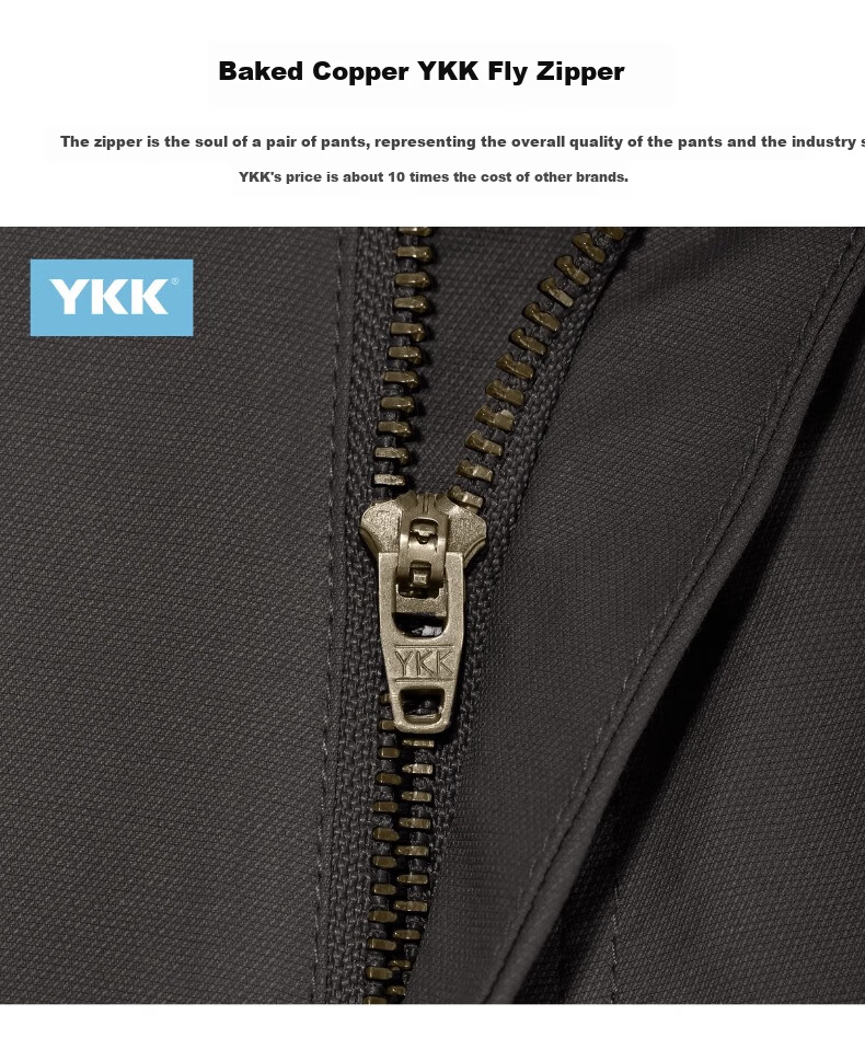 Free Soldier Asahi Tactical Work Pants Outdoor Stretch Breathable Men's Casual Scratch-Resistant Durable Work Pants Khaki 30W/30L 10
