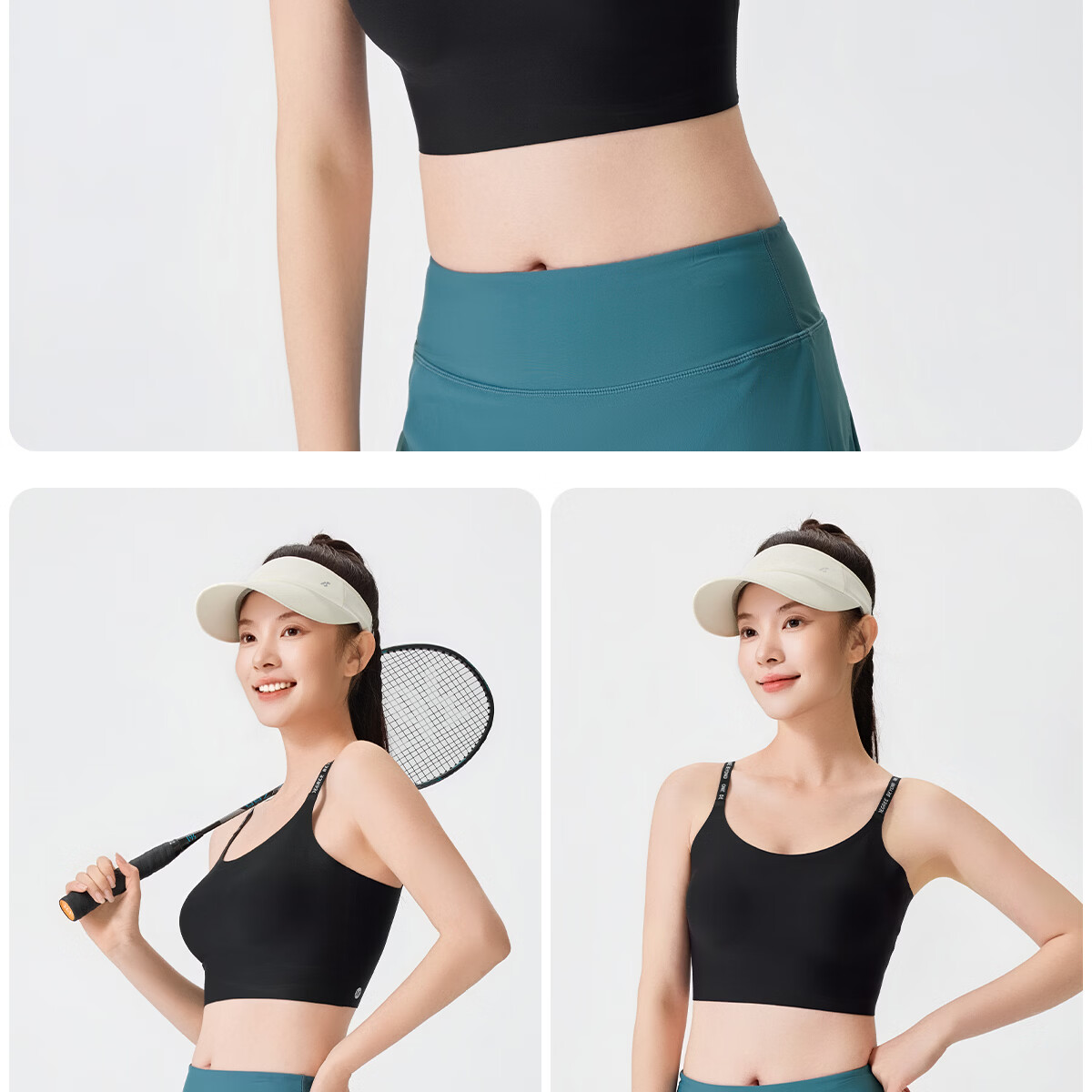 361° Yoga Seamless One-Piece Sports Bra Jelly Strap Letter Vest Wireless Bra for Women 20
