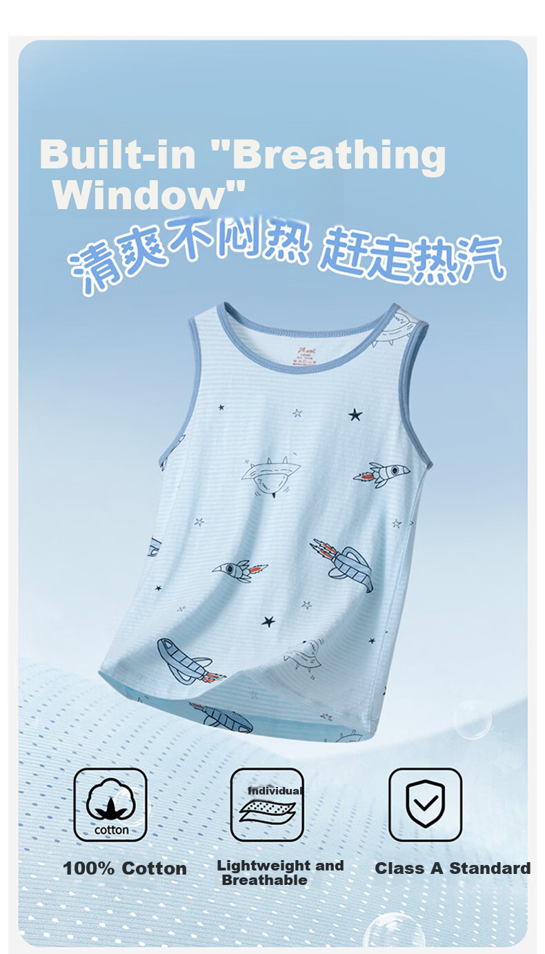 Dingguagua Children's Cotton Tank Top for Girls, Lightweight Breathable Undershirt for Spring And Summer, White + Pink, Size 160 12