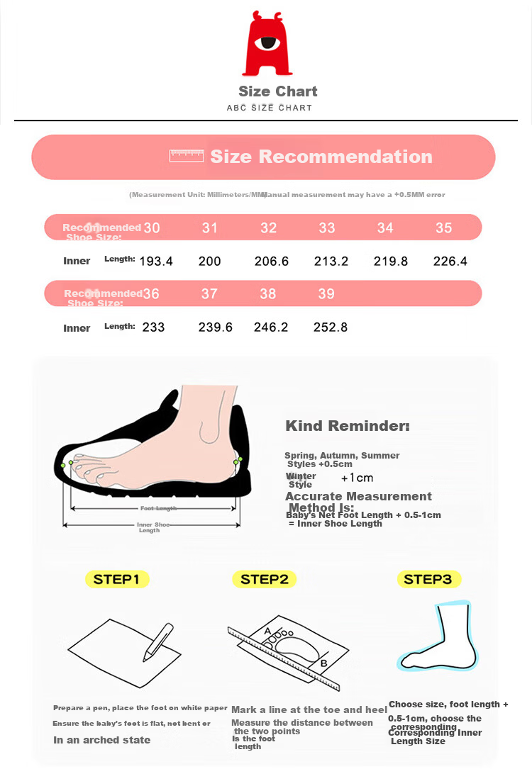 ABC KIDS Children's Running Shoes, Spring And Autumn Breathable Mesh Sneakers for Older Kids, Comfortable Lightweight Casual Shoes, Pink Purple, Size 36 3