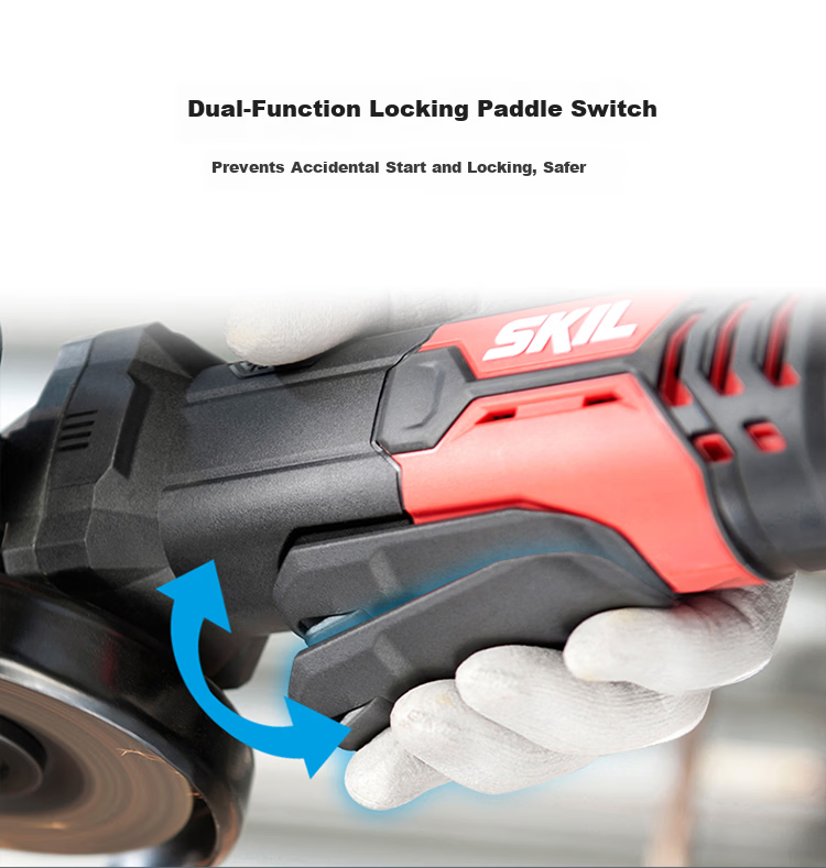 SKIL 100mm Angle Grinder 9132 Cutting Machine 850W Multifunctional Electric Cutter Grinder Polisher 6