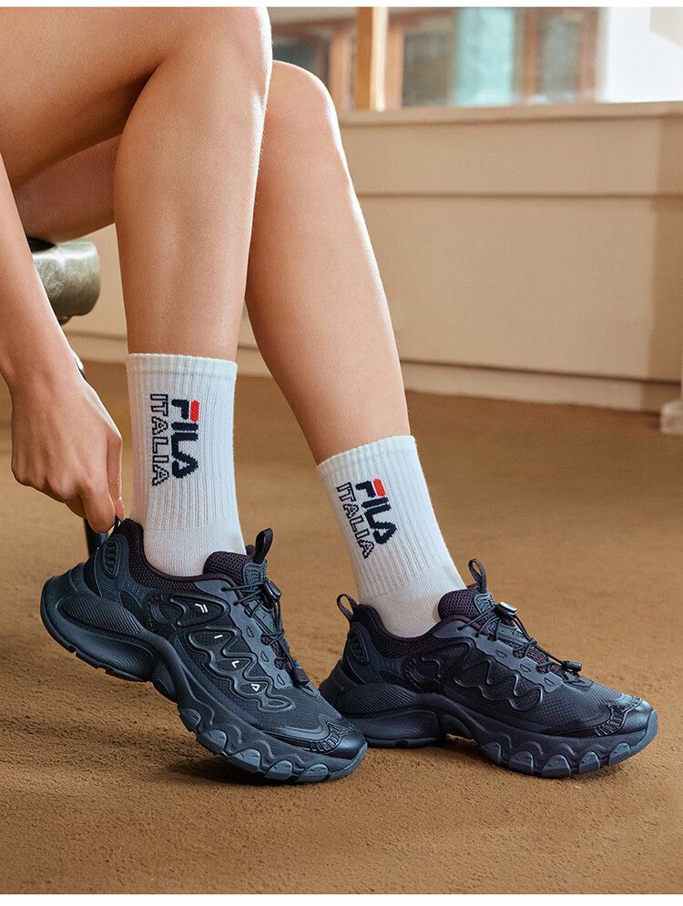 FILA Official Mushroom Sneakers Women's Dad Shoes 2026 Summer New Casual Retro Sports Shoes 25