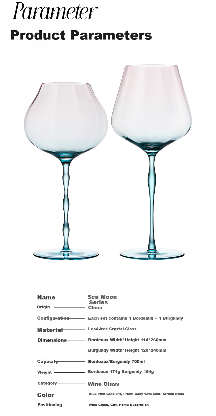 MU16 Champagne Flute Crystal Wine Glass Toasting Glass Wedding Gift Housewarming New Year Gift Stylish Gift Box 13