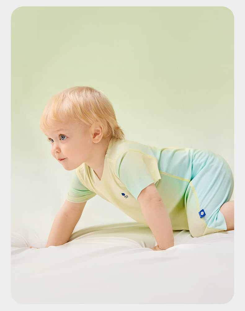 Babycare Natural Cool Baby Romper Spring Summer Jumpsuit Bodysuit Newborn Clothing Pria Olive 73cm 11