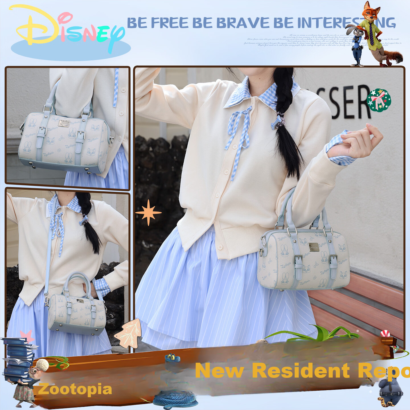 Disney Zootopia Women's Bag 2025 Limited Edition Luxury Gift for Women's Day Birthday Wife