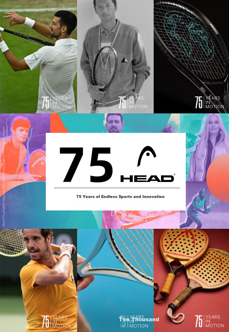 HEAD Tennis Bag Women's Stylish Badminton Bag Men's Gym Sports Handheld Shoulder Crossbody with Separate Shoe Compartment 2