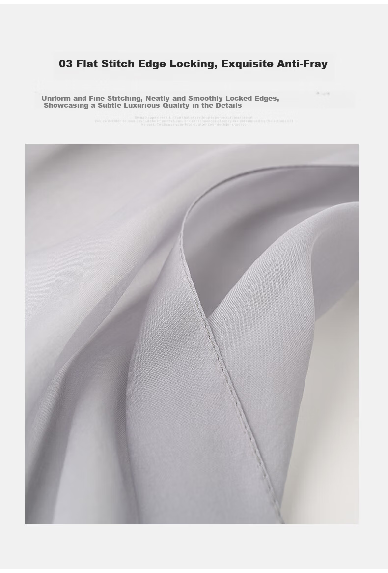 Hangsilk Road Mulberry Silk Scarf Women's Silk Shawl Chiffon Outerwear Birthday Mom Luxury Gift Box Holiday Present Gray Purple 3
