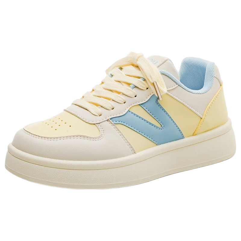 Global Milk Fufu Dopamine Shoes Women 2026 Spring New White Casual High-Value Trendy Sneakers Women's Shoes