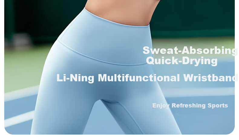 Li-Ning Sweat Wiping Towel Sports Wristband Women Cooling Sweat-Absorbing Quick-Dry Running Wrist Towel Fitness Wristband Summer 3