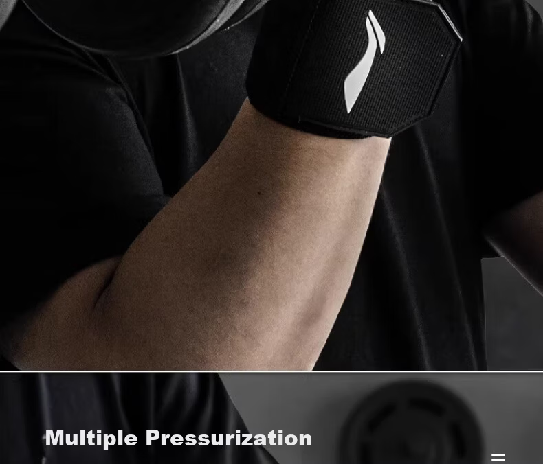 LI-NING Wrist Support Wristband for Bench Press Men’s Sports Wrist Injury Strain Strength Training Wrist Wrap Push-up Compression 8