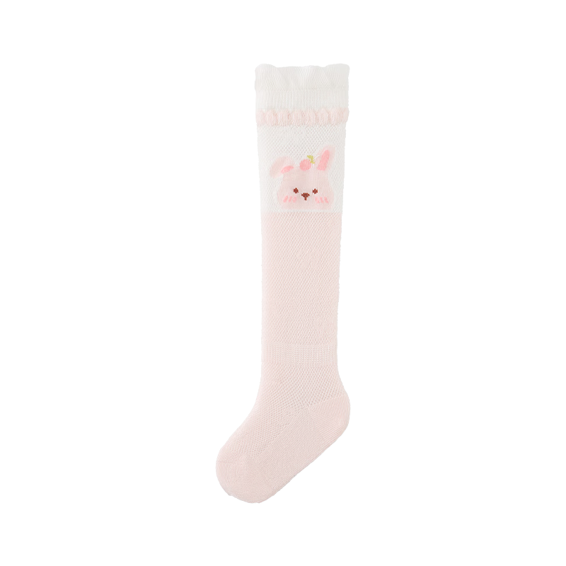 Betis Baby Long Tube Socks Summer Thin Mesh Breathable Anti-Mosquito Over-the-Knee Kids Socks